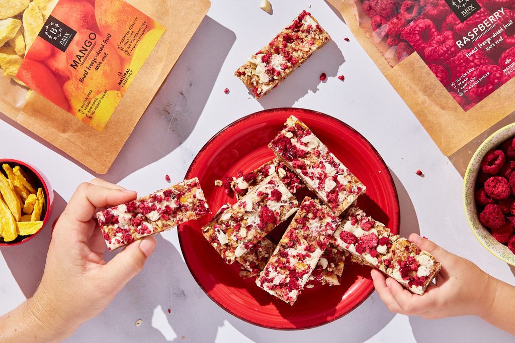 Muesli bars recipe development Madrid