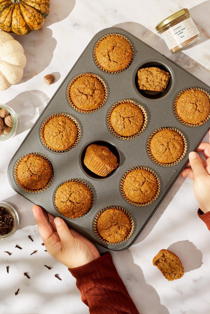 Pumpkin muffins - food photographer