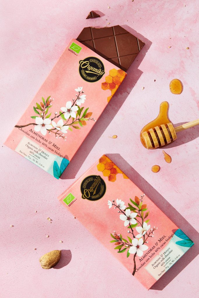 chocolate Organiko gastronomic product photography