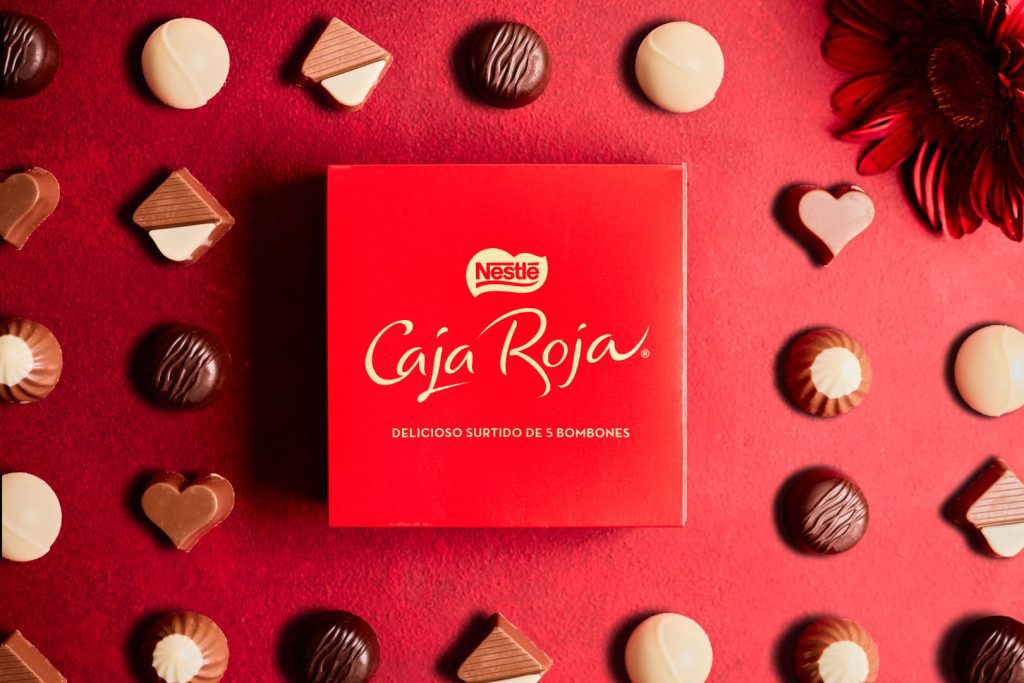 Box of chocolates - food product photography