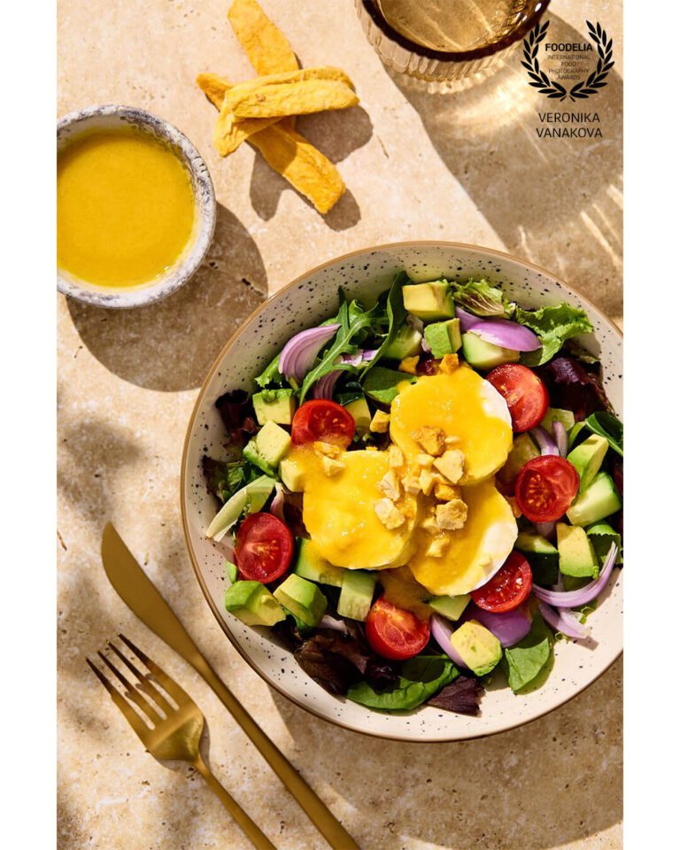 summer salad food photography Veronika Vanakova