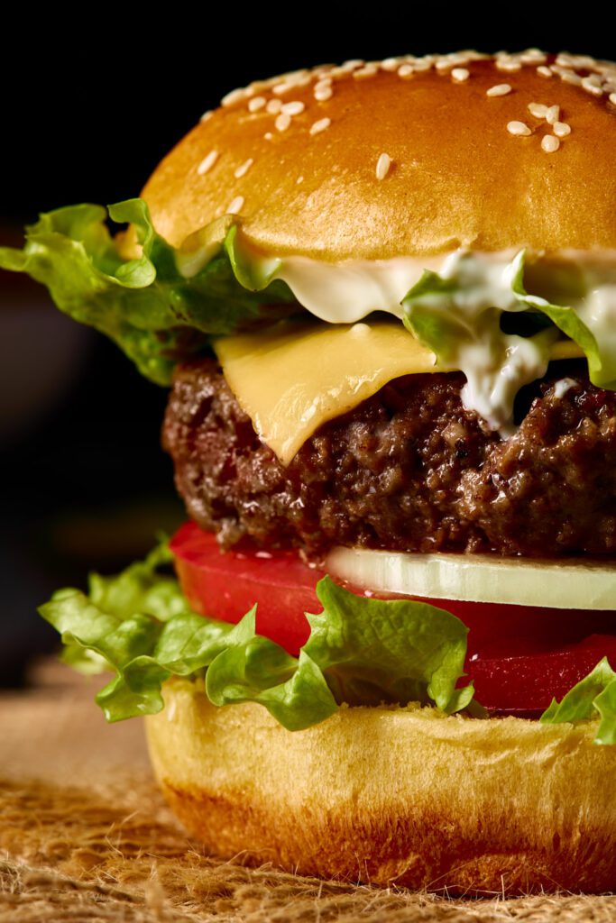 Hamburger - restaurant photography